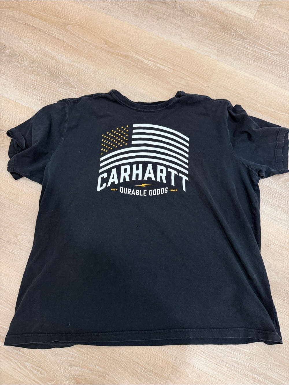 Carhartt Men’s Black Graphic Logo Tee - Durable Goods